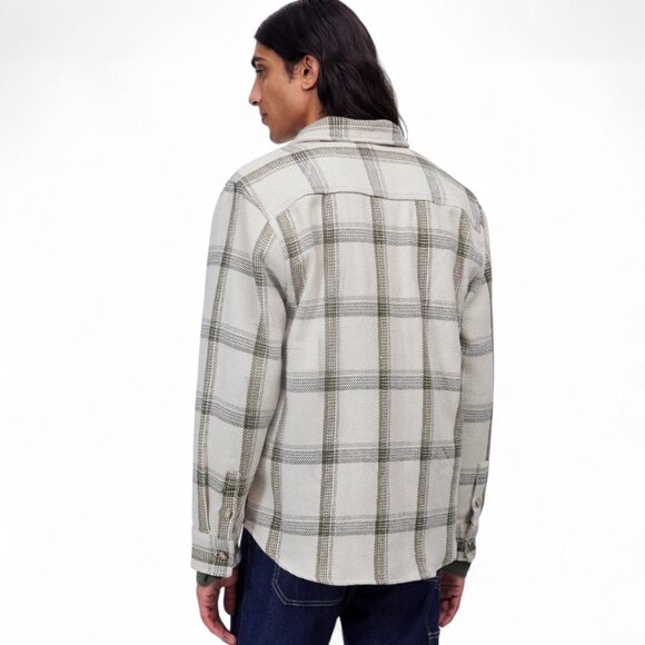 Madewell Brushed Easy Shirt-Jacket in Italian Fabric Size Medium - Picture 2 of 10